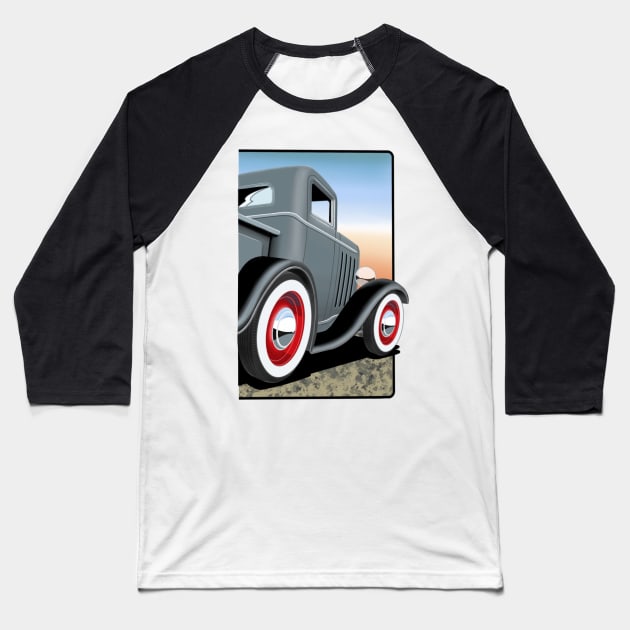 1932 Ford Pick-up Truck Baseball T-Shirt by ScarabMotorsports